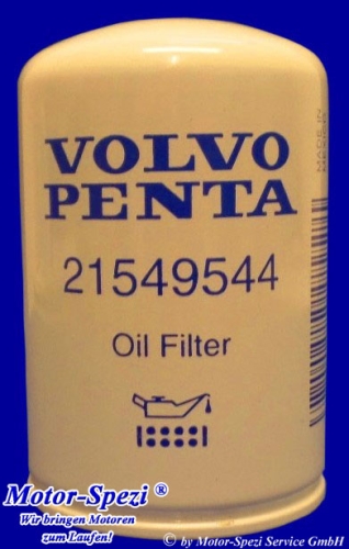 Volvo Penta Ölfilter für MD21B und AQD21B, original 21549544 ersetzt 3581621